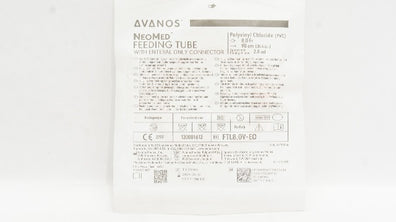 Avanos FTL8.OV-EO NeoMed Feeding Tube w/Enteral Connector 8.0Fr x 90cm x 2.0mL
